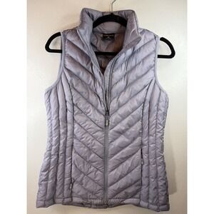 32 Degree Heat Lightweight Gray Puffer Vest Size S